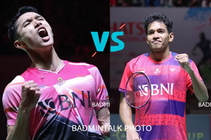 All Indonesian Final terjadi antara Jojo vs Chico di Indonesia Master 2023. (Foto: Twitter @BadmintonTalk)