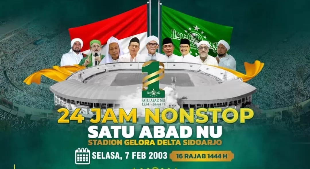 Inilah ketentuan kehadiran dan kepulangan jamaah pada acara 1 Abad NU yang digelar pada tanggal 7 Februari 2023 di Stadion Delta Sidoarjo