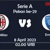 Milan VS Empoli bertahan 0-0